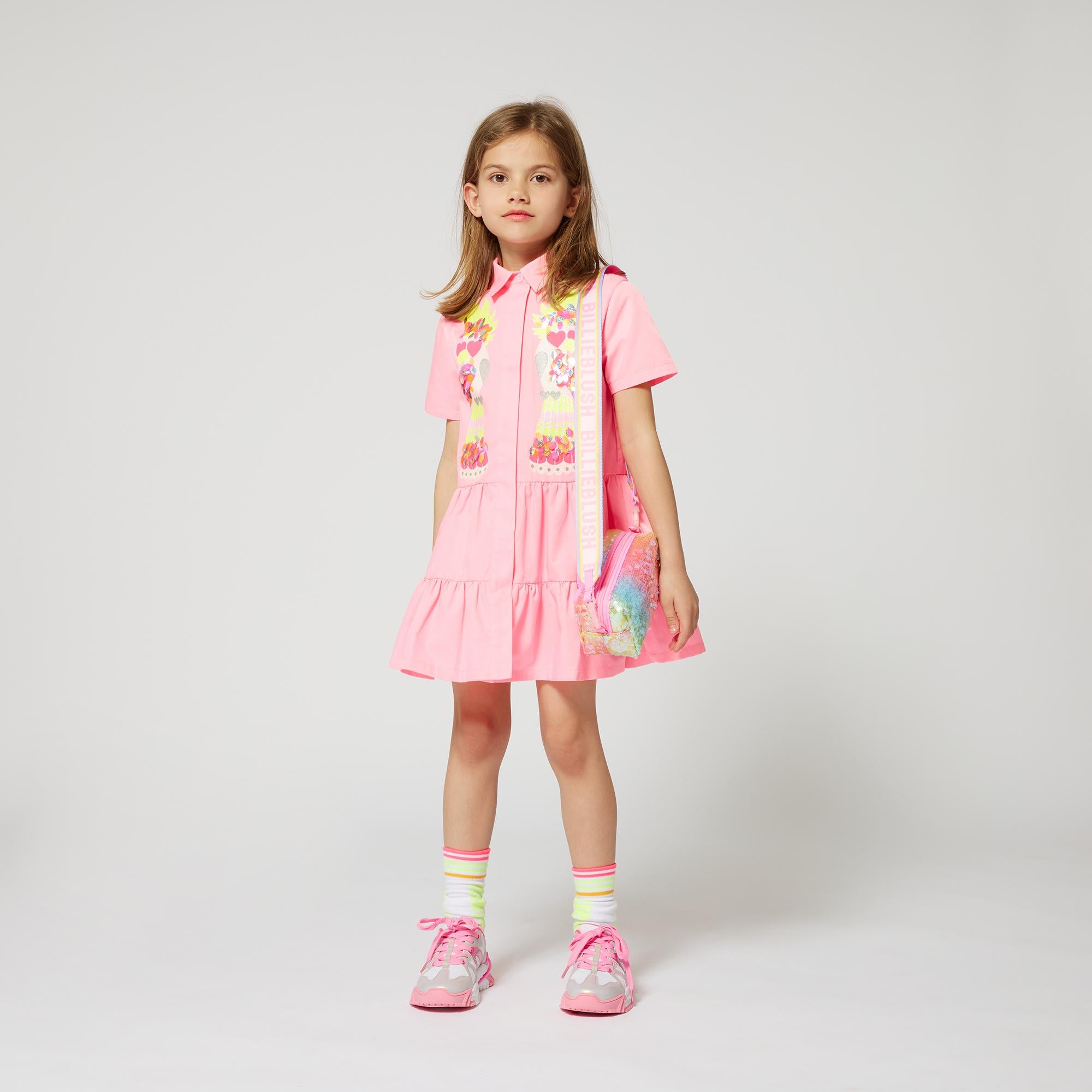 Vestito chemisier U20963 462 BILLIEBLUSH 