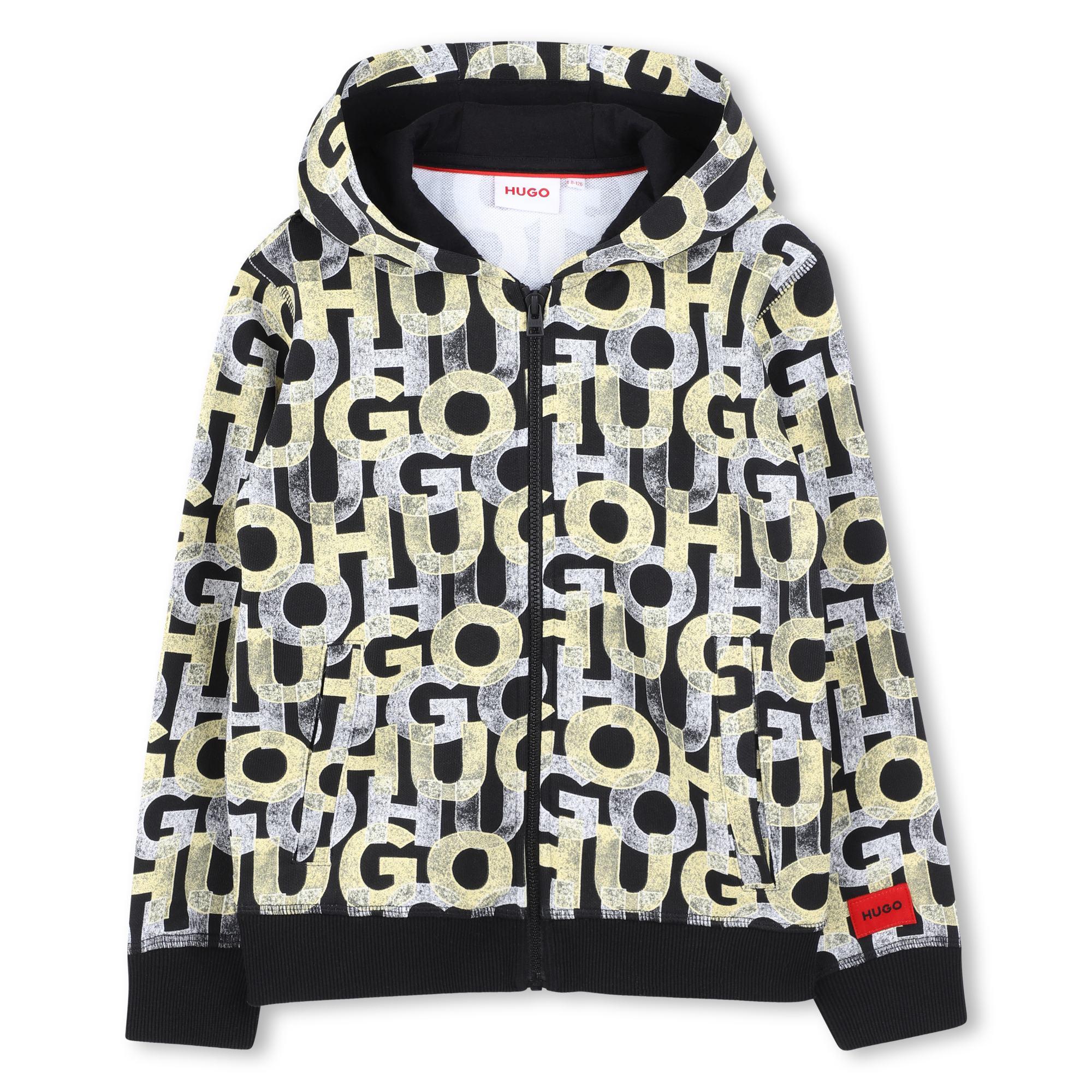 Felpa con logo all-over G00358 M55B HUGO 