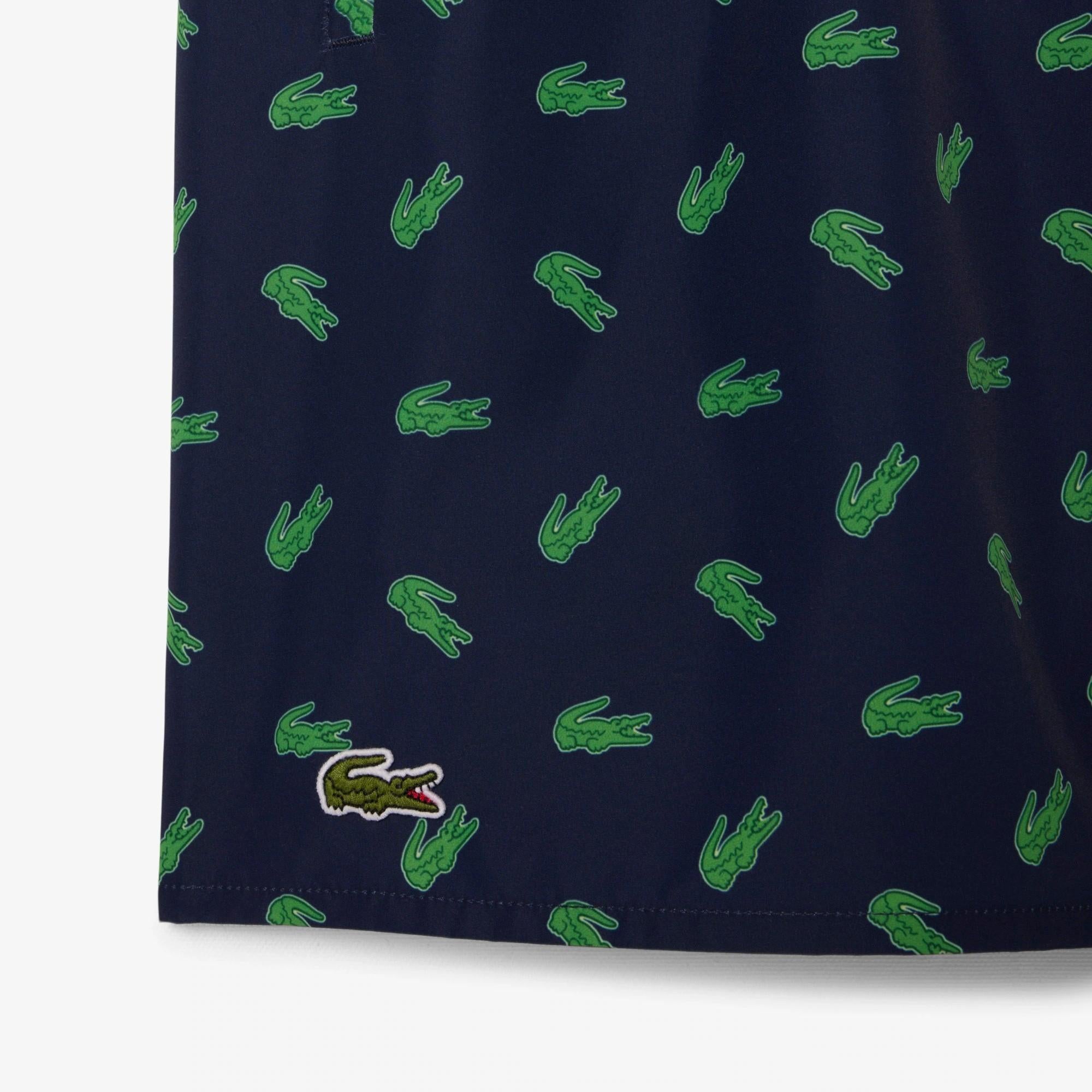 Boxer mare medi con stampa coccodrillo MH1851 166 LACOSTE 