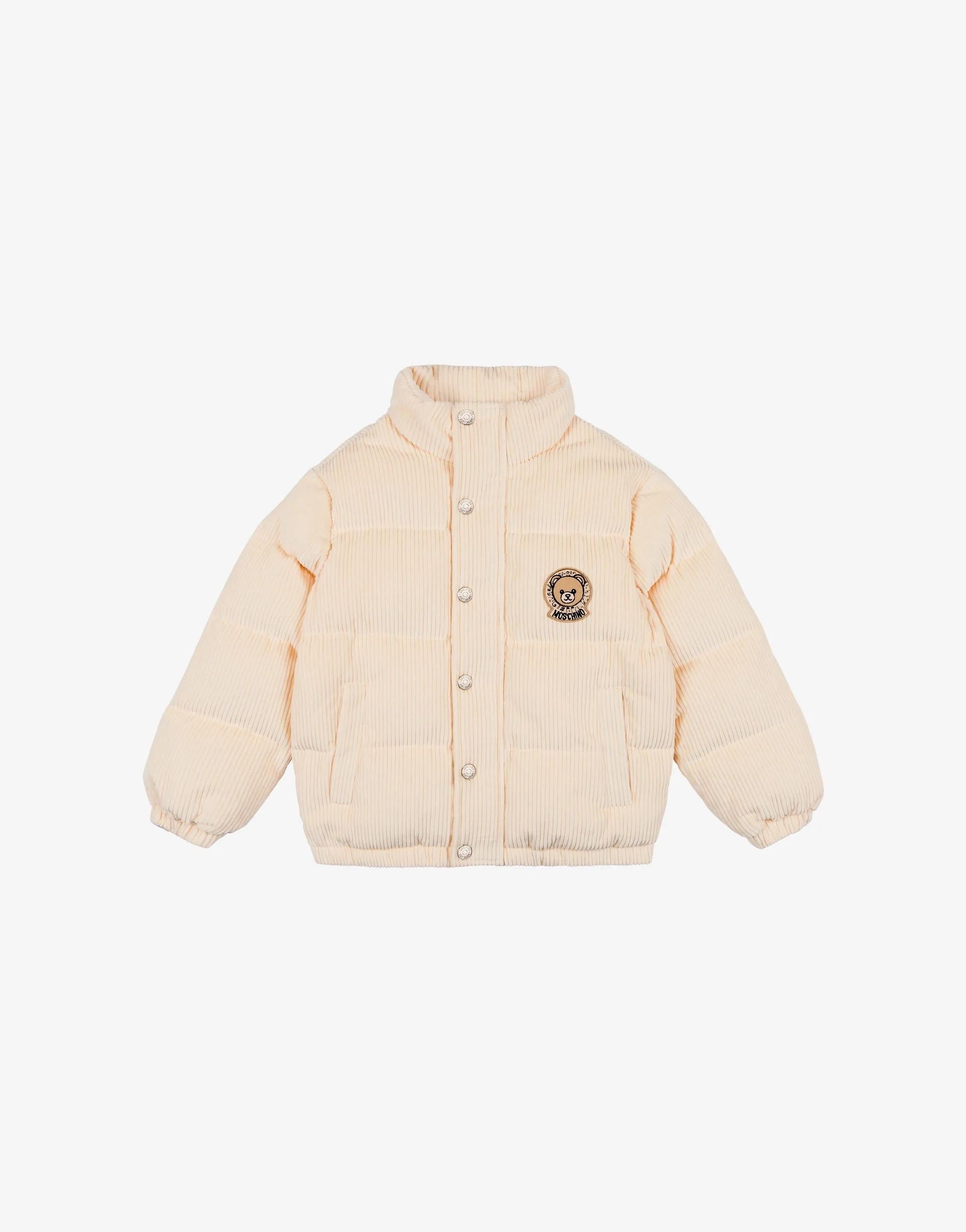 Piumino in velluto HUS05BLWA08 10123A MOSCHINO KID 