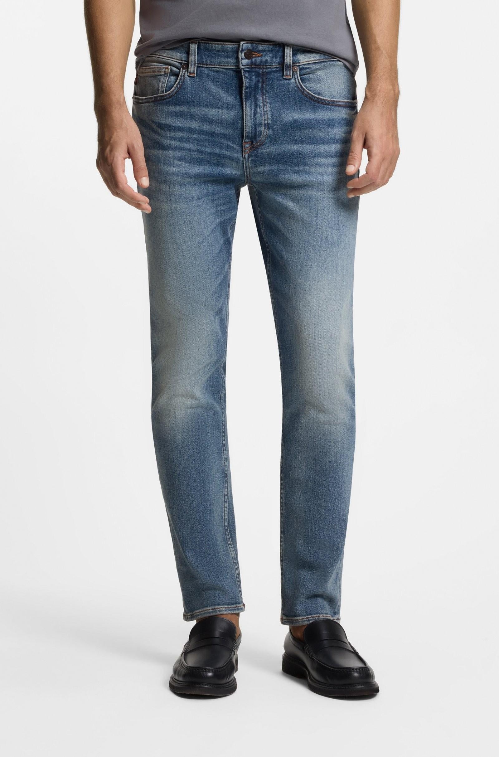 Jeans Delaware slim fit in denim soft-motion blu 50549524 438 BOSS 