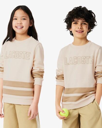 Felpa con inserto in mesh SJ8448 7DX LACOSTE 
