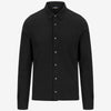 Camicia classica da uomo nero