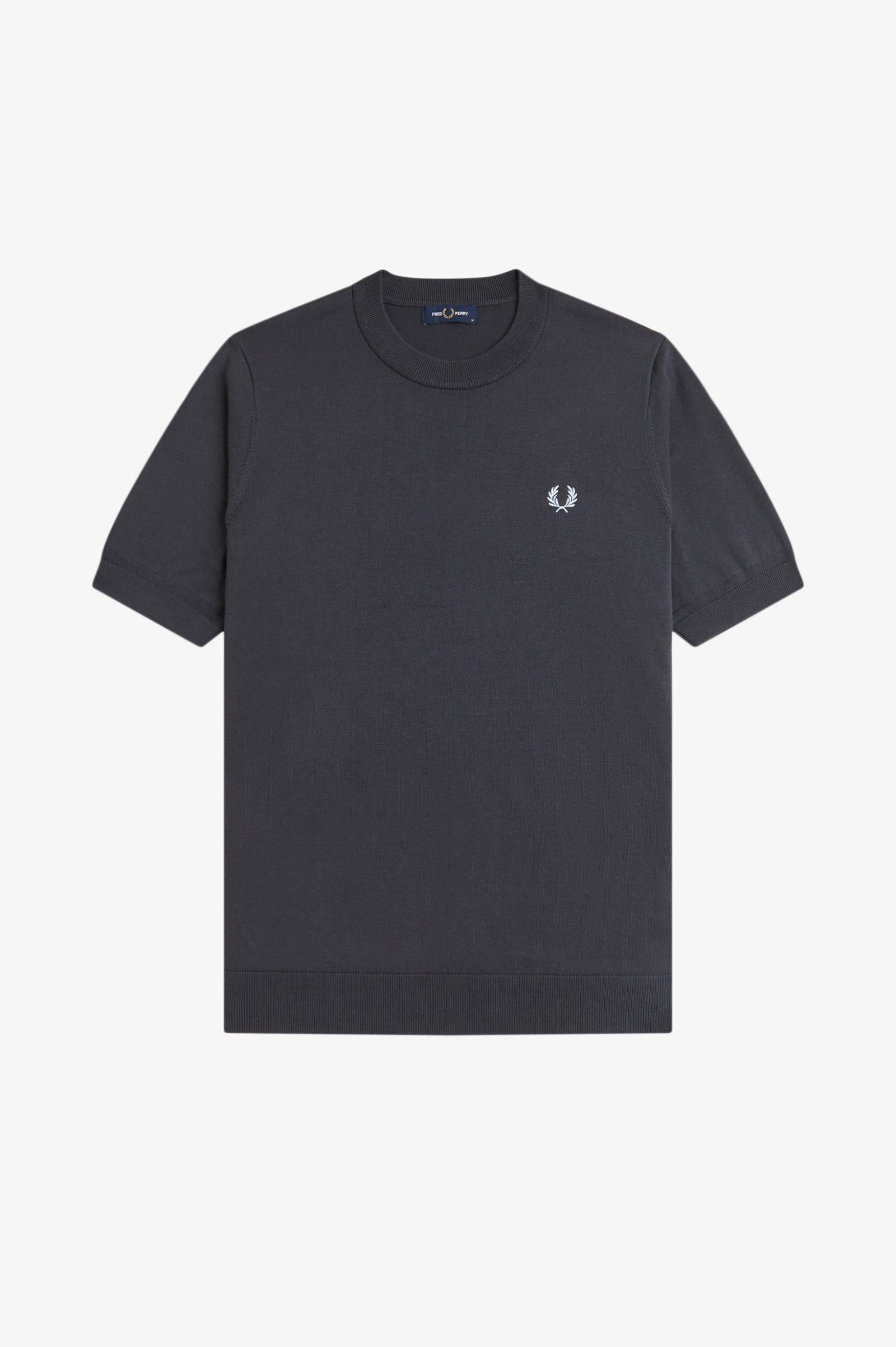 T-shirt in maglia di cotone K232258 297 FRED PERRY 