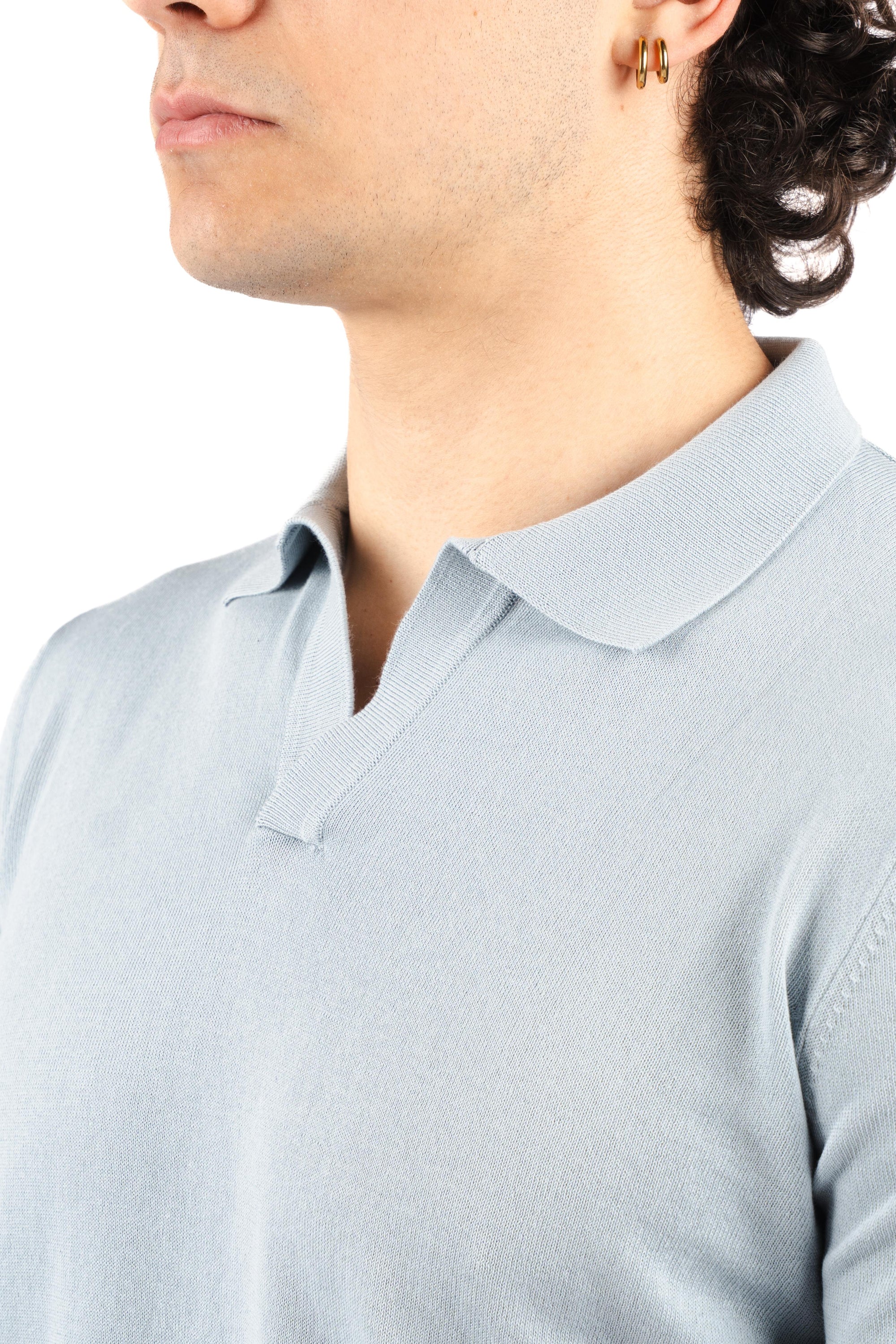 Polo con scollo a v 57132/20689 508 GRAN SASSO 