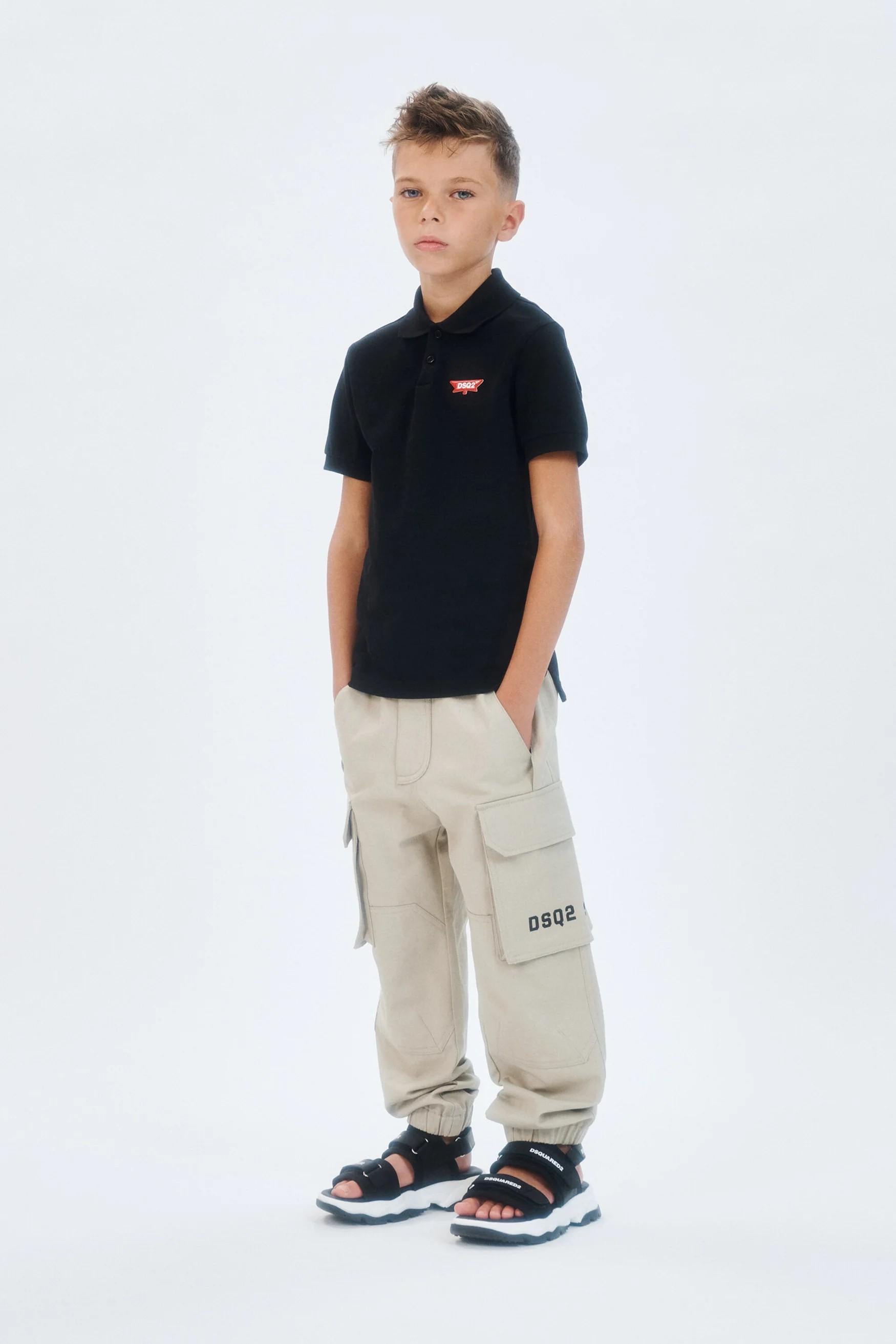 Polo con logo DQ3175D0AGD DQ900 DSQUARED2 