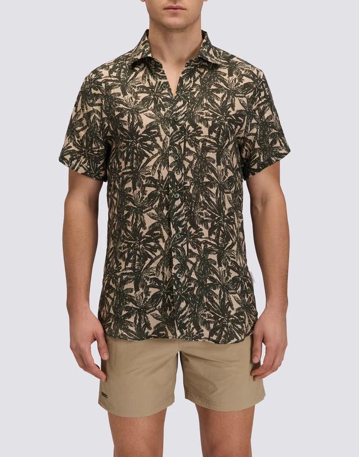 Camicia a mezze maniche stampata GM814SHLI500 A931A SUNDEK 