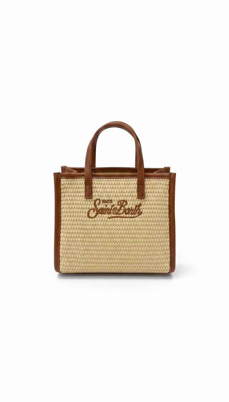 Borsa Vivian mini effetto paglia VIVM001 00368L MC2 SAINT BARTH 