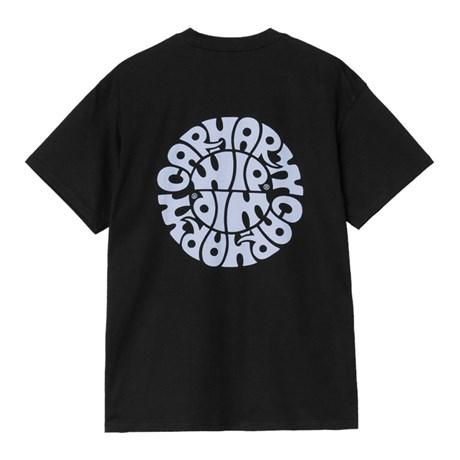 S/S Jazzy T-Shirt nera I034665 2XFXX CARHARTT WIP 