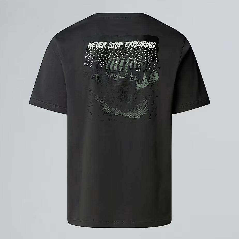 T-shirt Powder Days Relaxed Graphic unisex NF0A8E4D 0C51 THE NORTH FACE 