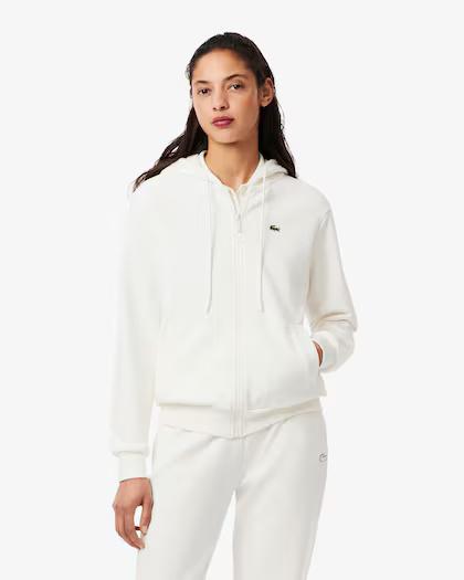 Felpa con cappuccio in pile con zip SF5256 70V LACOSTE 