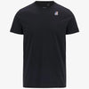 T-shirt unisex blu in cotone con logo