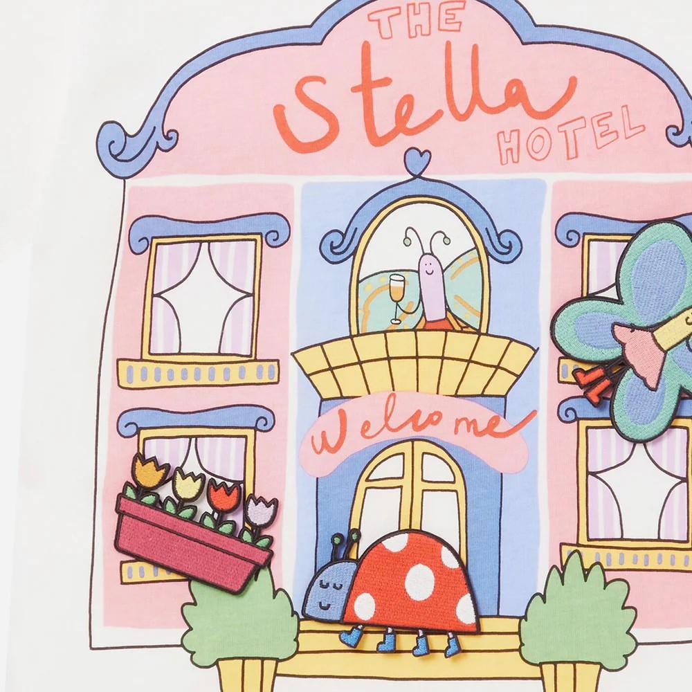 T-shirt girocollo TY8A11Z0434 101 STELLA MCCARTNEY 
