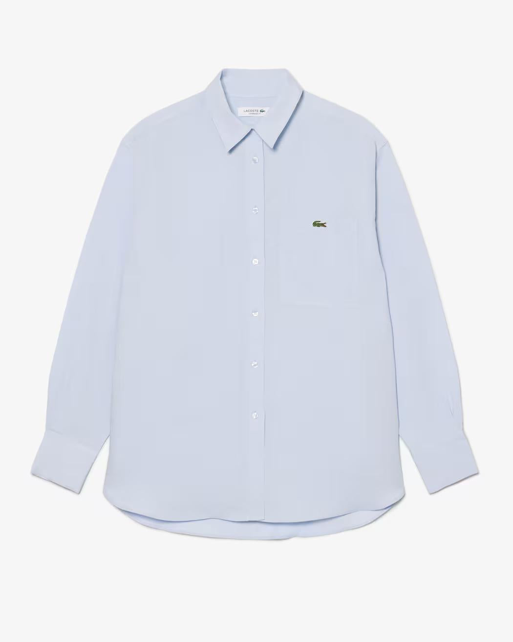 Camicia oversize in misto lino CF1429 J2G LACOSTE 