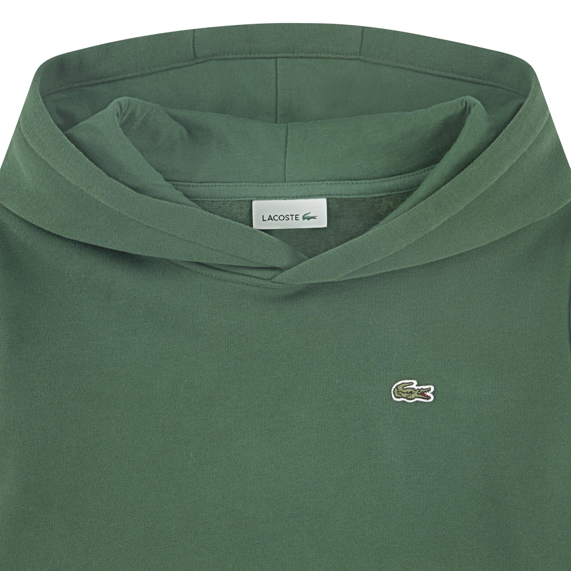 Felpa con cappuccio e tasca a marsupio 947028 F9W LACOSTE 