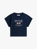 T-shirt relaxed fit con paillettes