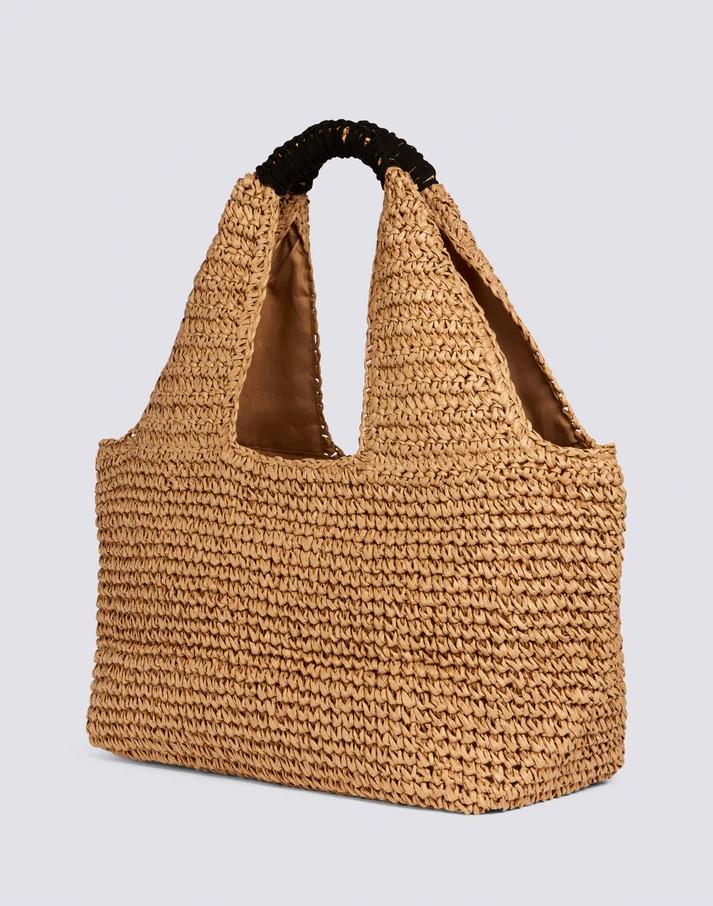 Maxi borsa in paper straw AW714ABPA100 13000 SUNDEK 