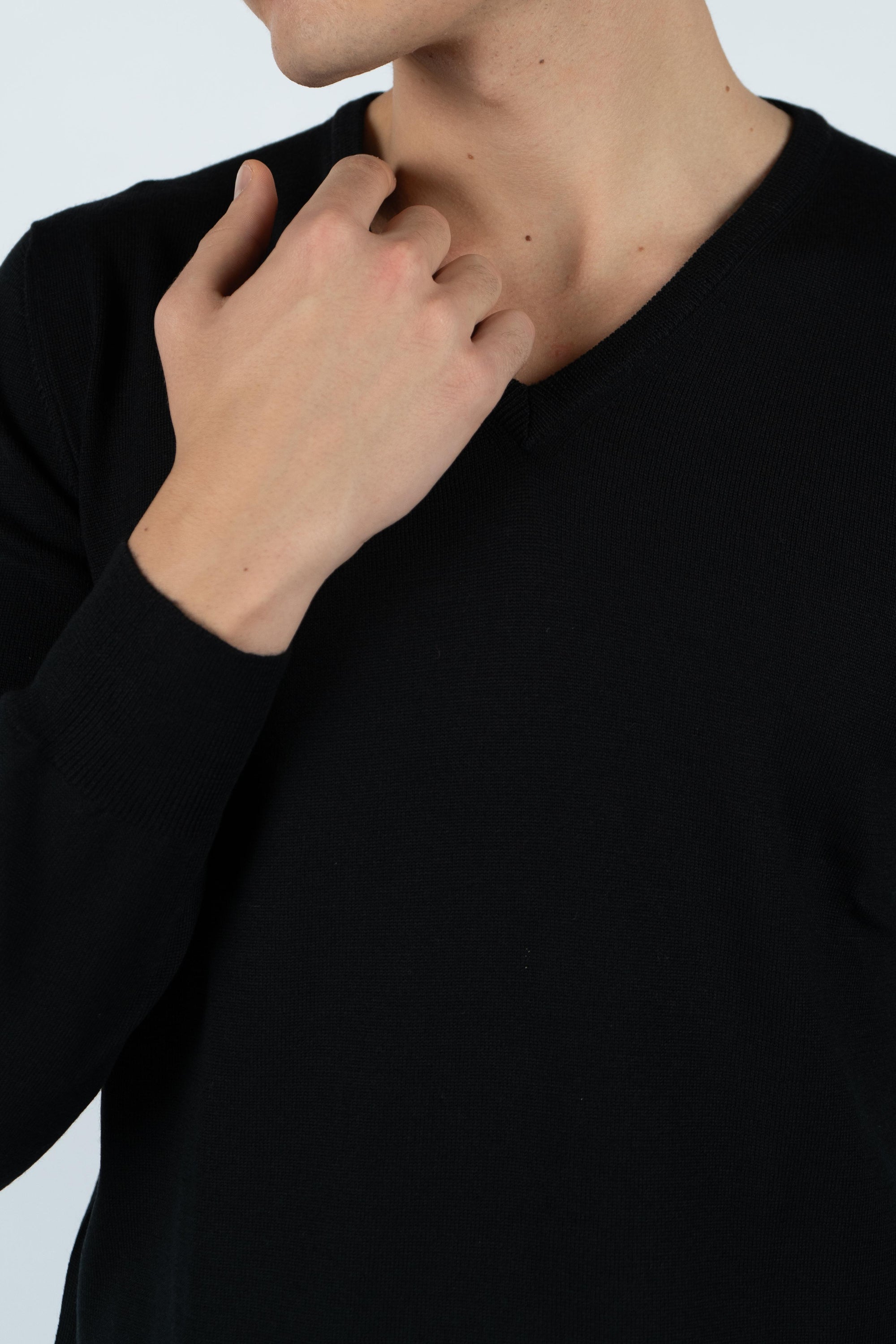 Maglia a scollo a V 55115/14290 099 GRAN SASSO 