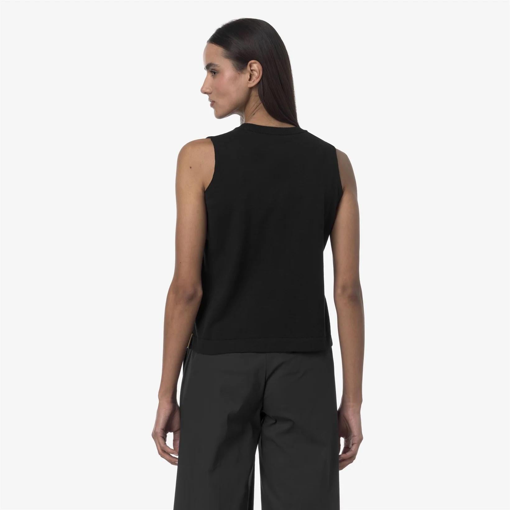 Gilet Geri in maglia donna nero K61276W USY K-WAY 