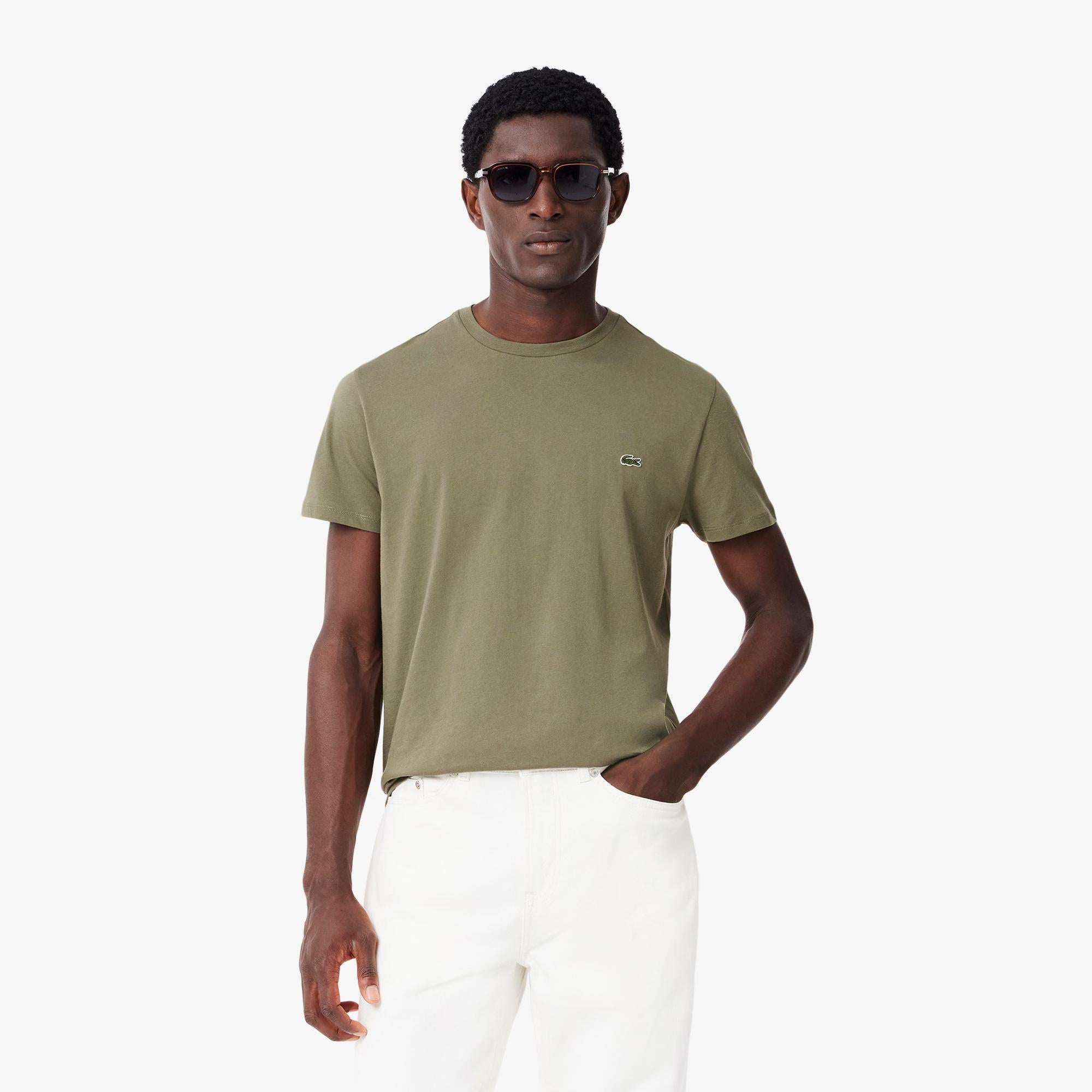T-shirt in cotone Pima TH6709 BMY LACOSTE 