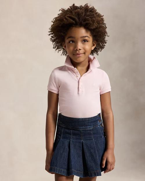 Polo in piqué di cotone stretch 312573242 011 POLO RALPH LAUREN 