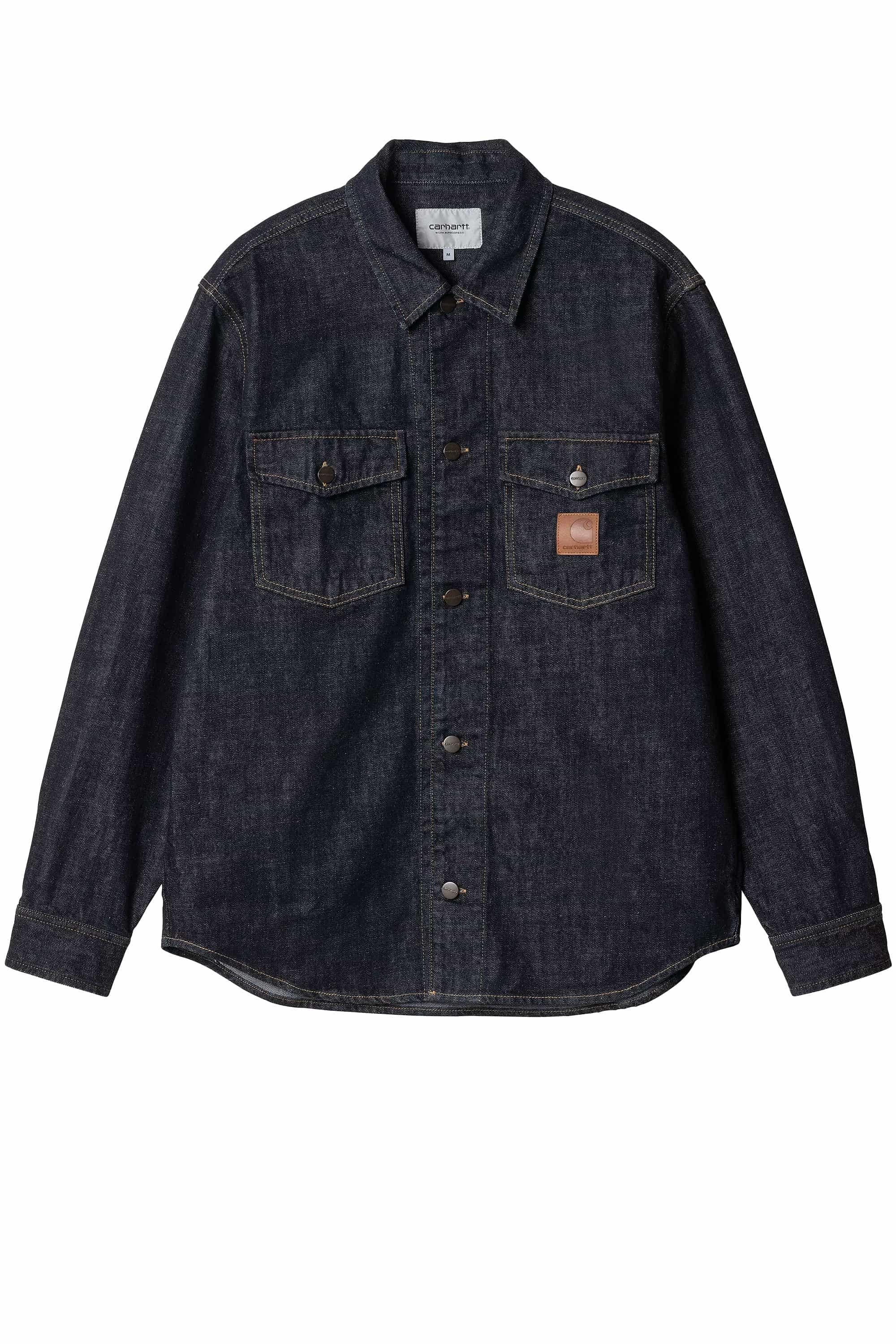 Lincoln Shirt Jacket blu I034735 0102 CARHARTT WIP 
