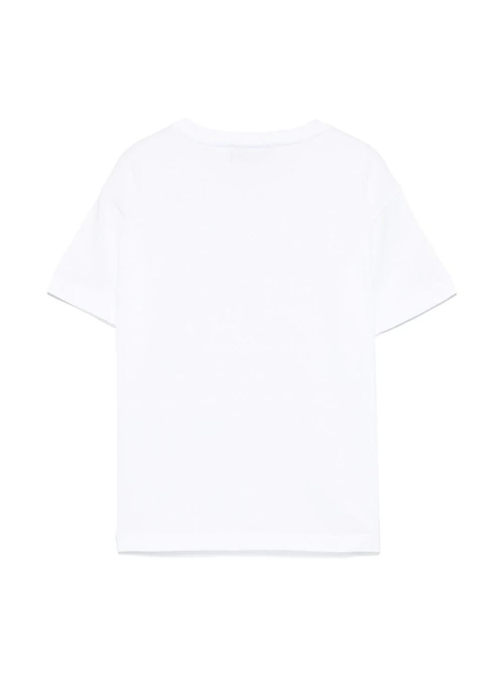 T-shirt con logo ricamato DMTS0410JF054 B000A DONDUP 