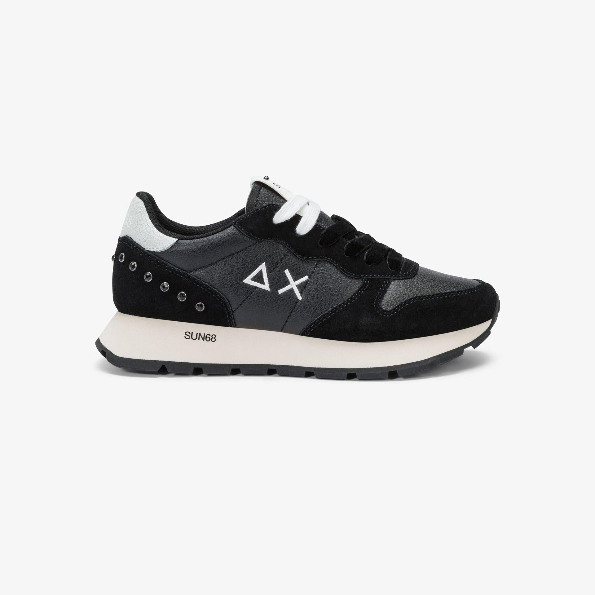 Sneaker Ally Studs in similpelle e suede Z45206 11 SUN68 SHOES 
