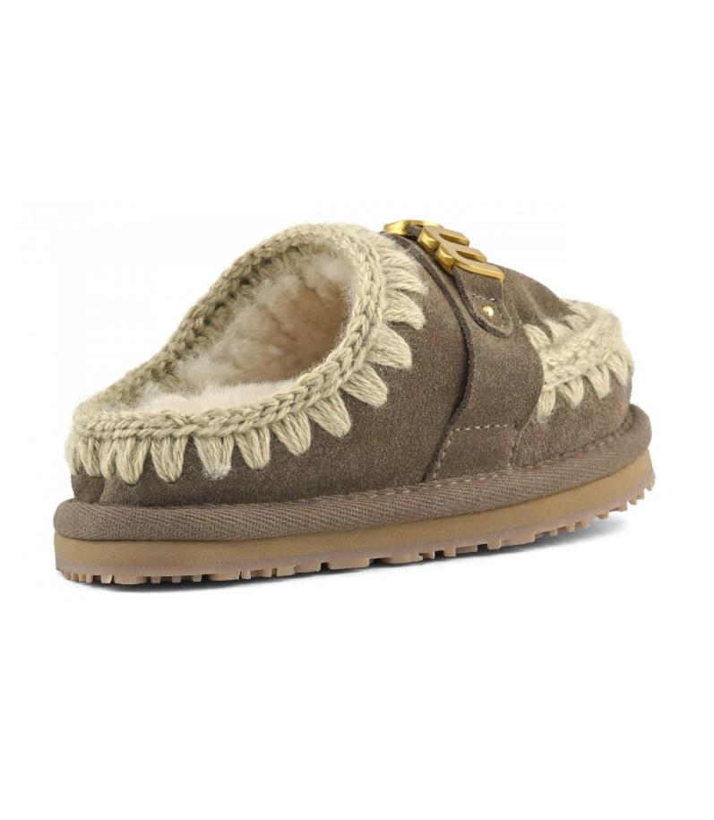 Kids slipper suede MUFK161000A ELGRY MOU 