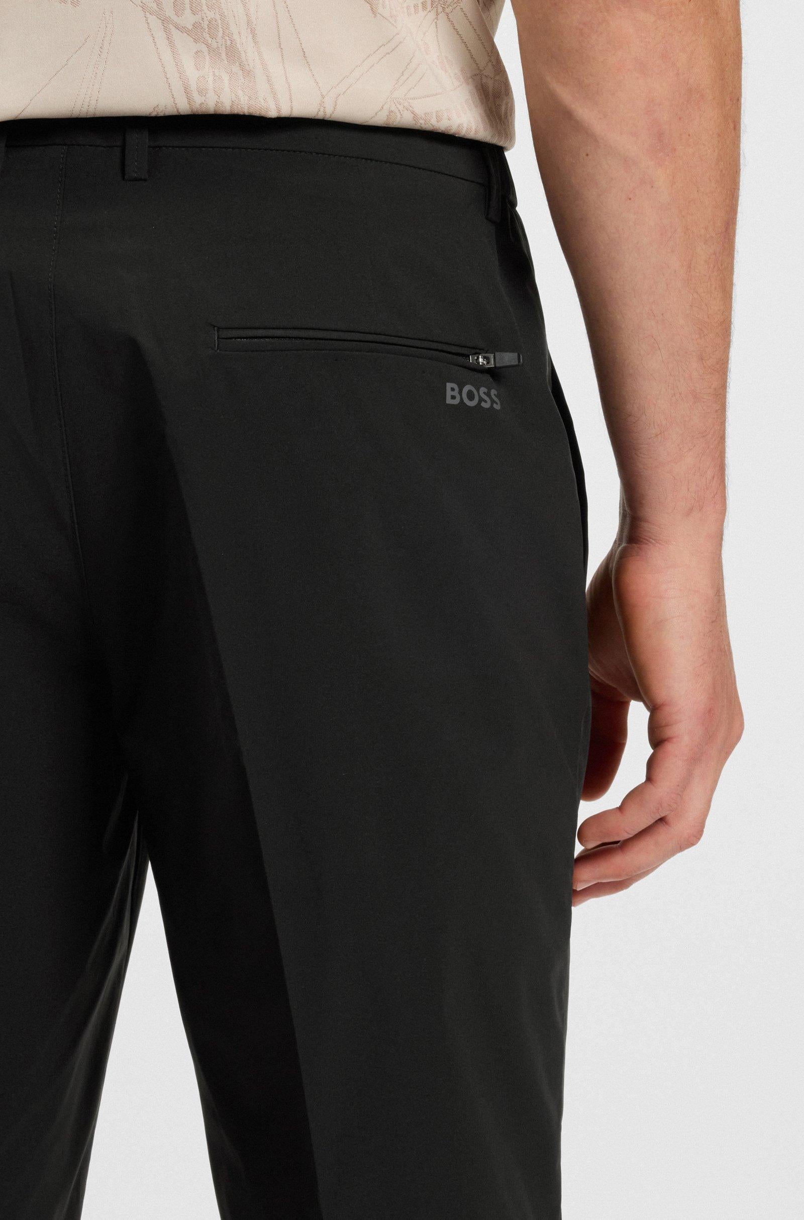 Pantaloncini aderenti in popeline tecnico elasticizzato 50504550 001 BOSS 