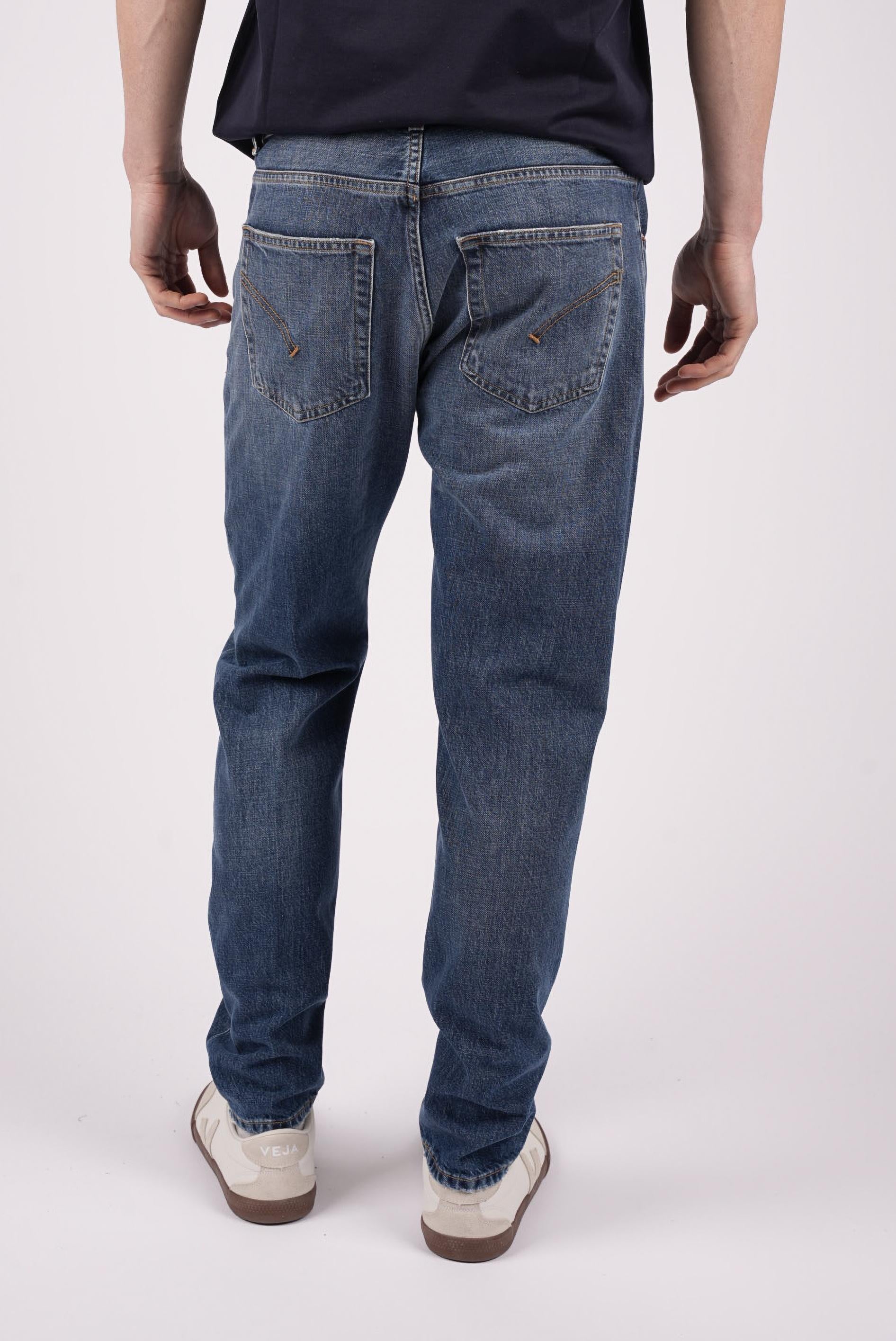 Jeans Dian carrot in denim fisso UP576DF0283UMA9 800 DONDUP 
