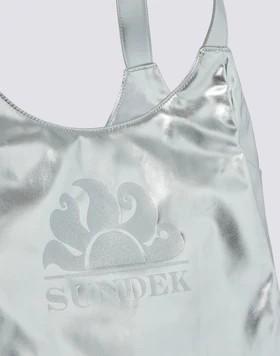 Borsa shopper laminata con logo AW417ABPU7LA 186LA SUNDEK 