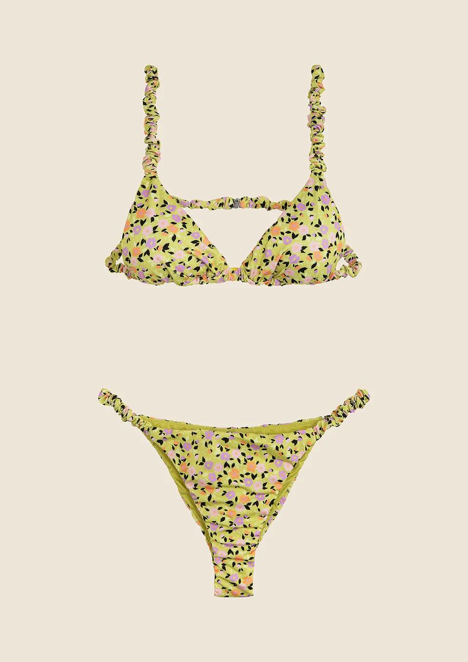 Bikini Donna Triangolo con Slip Fisso Fantasia MF250230 X09 ME FUI 