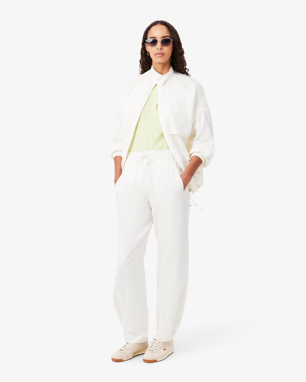 Pantaloni morbidi wide fit HF0252 70V LACOSTE 