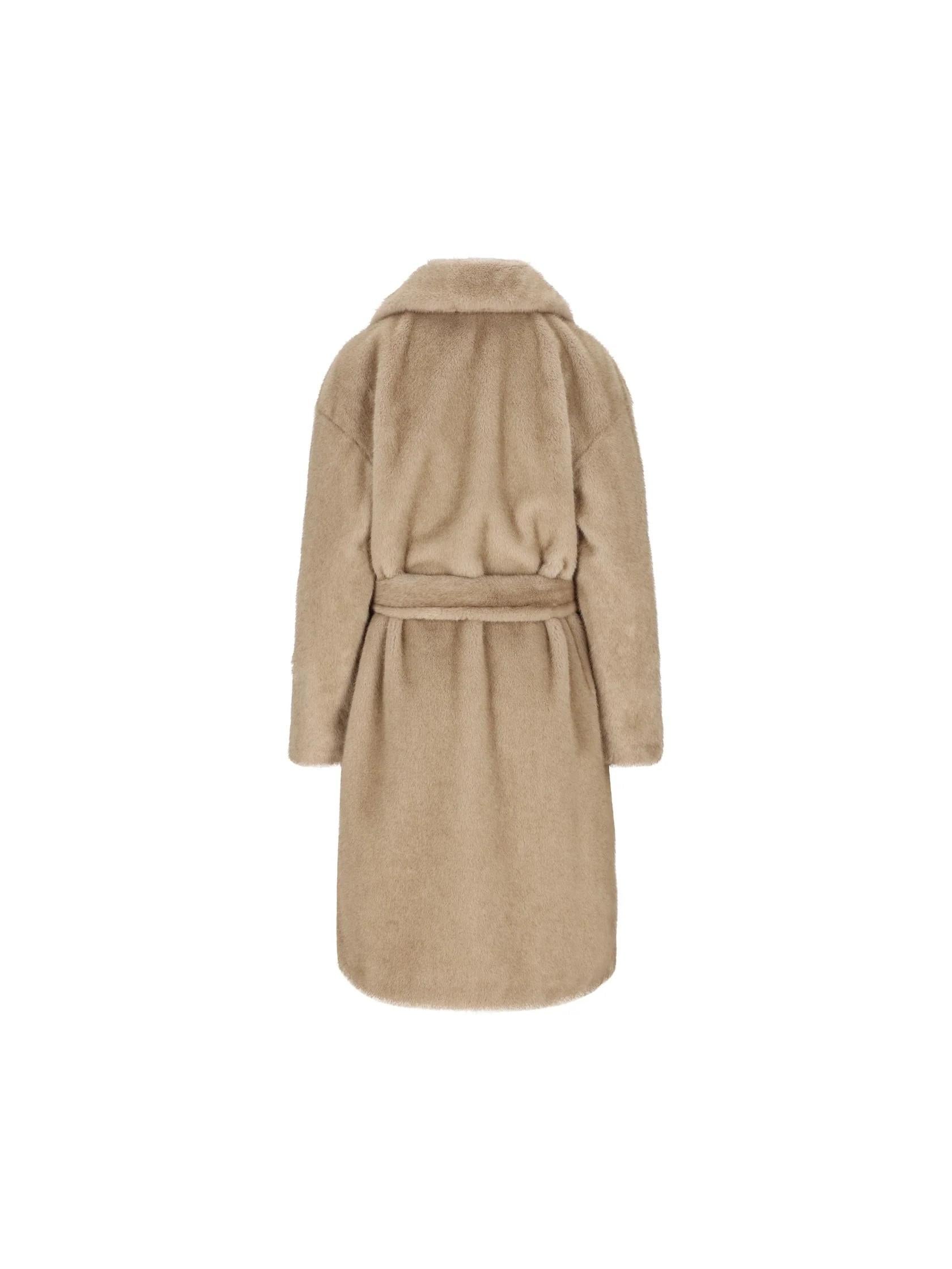Cappotto lungo in soft faux fur CA000582D12739 1985 HERNO 