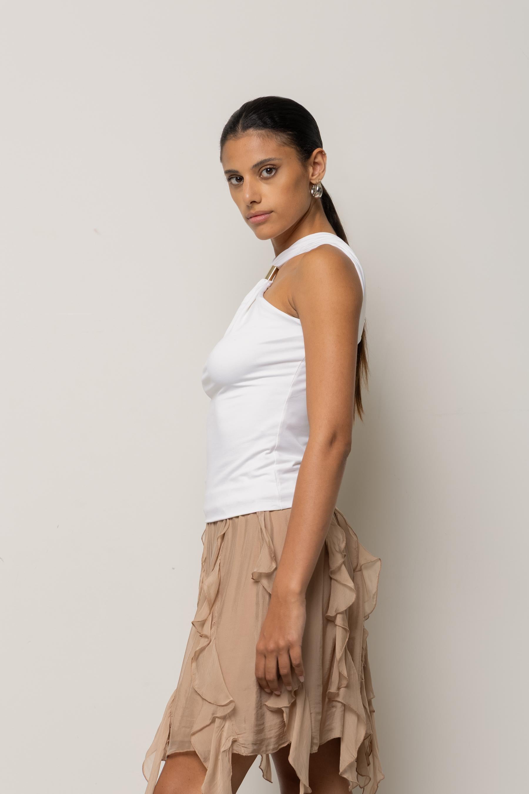 Top con scollatura incrociata SPJBD003 1019 KAOS JEANS 