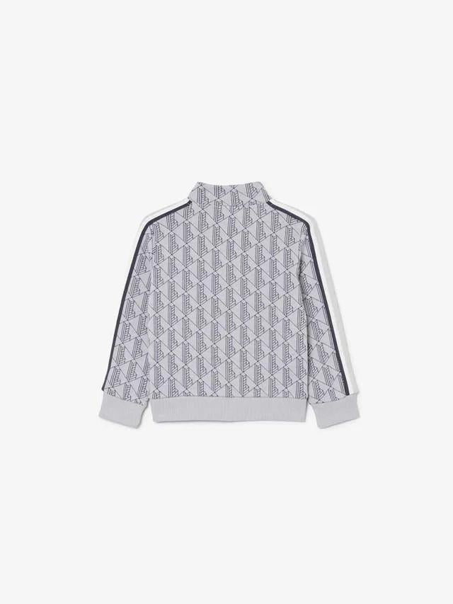 Felpa con logo all-over 847108 GJ3 LACOSTE 