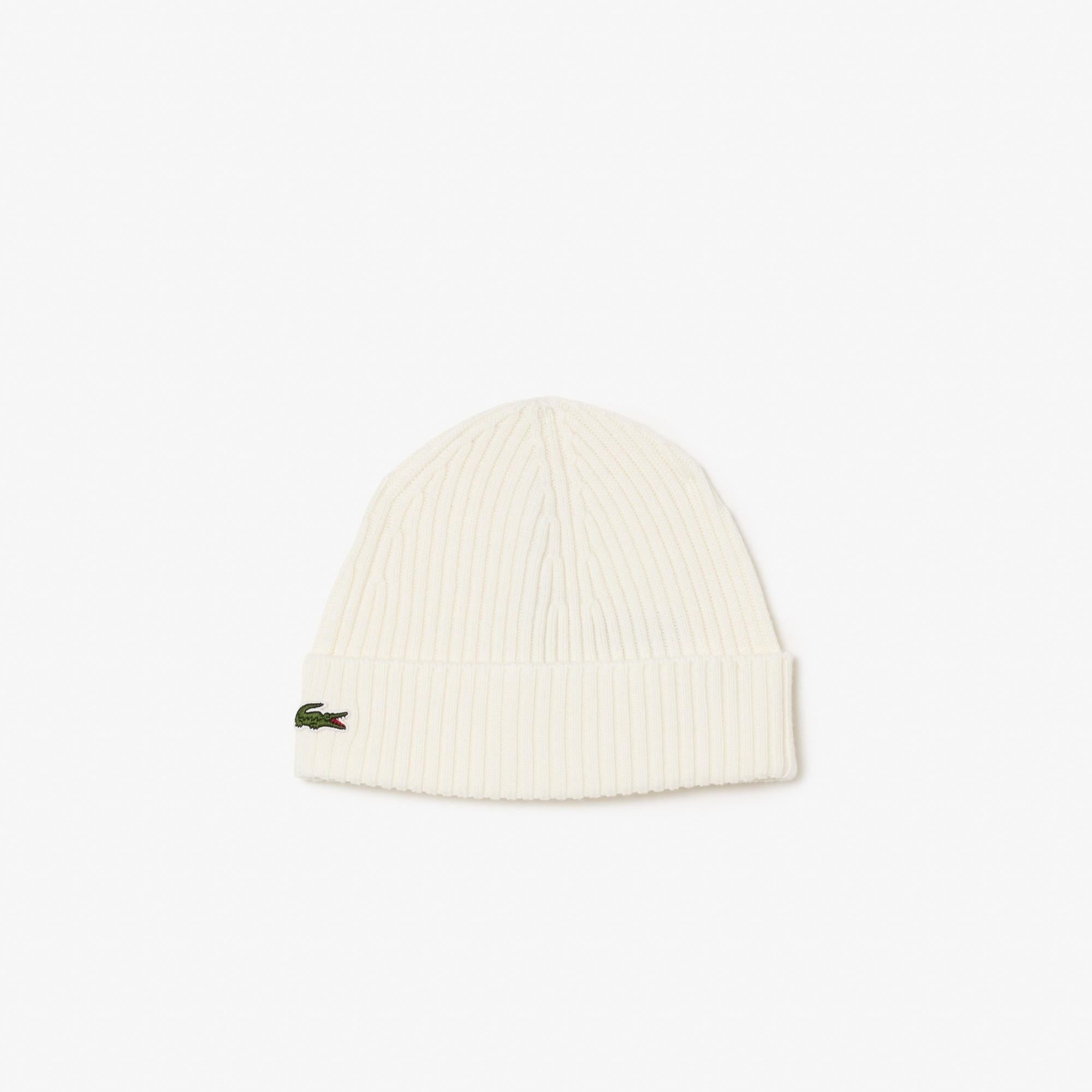 Berretto in lana a costine RB0001 70V LACOSTE 