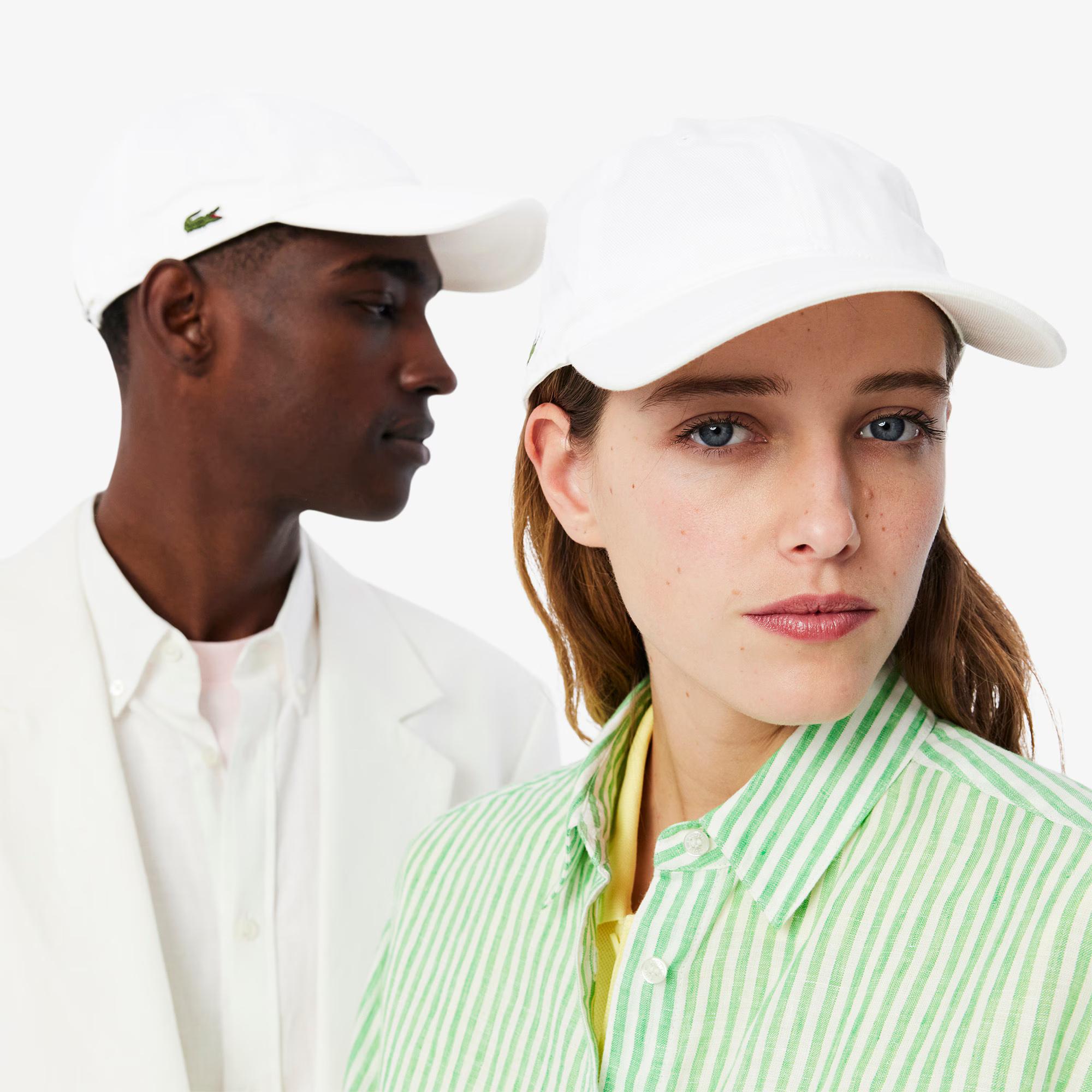 Berretto in twill di cotone RK0440 001 LACOSTE 