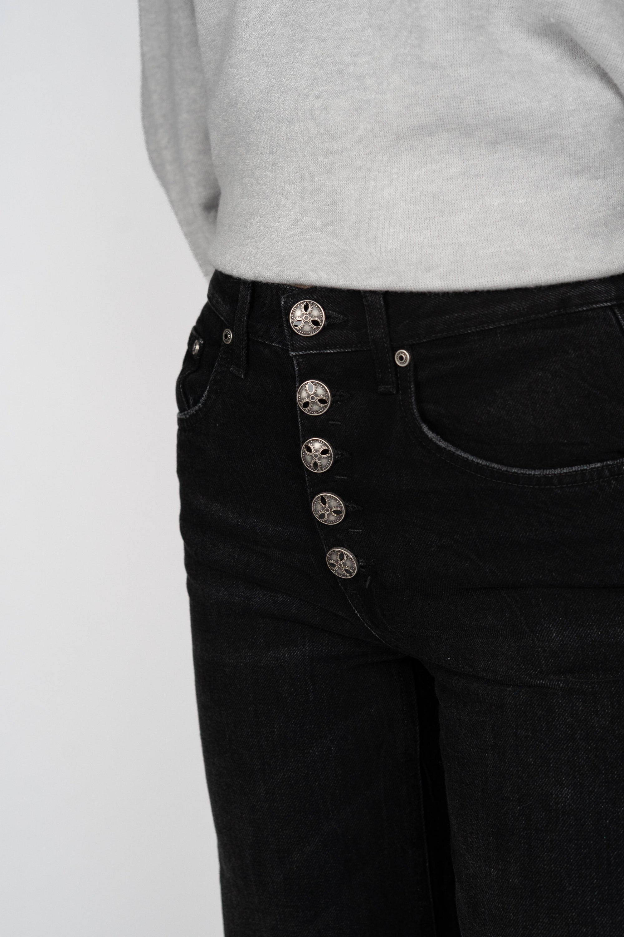 Jeans Jacklyn wide leg in denim DP427BDFE305LM9 999 DONDUP 