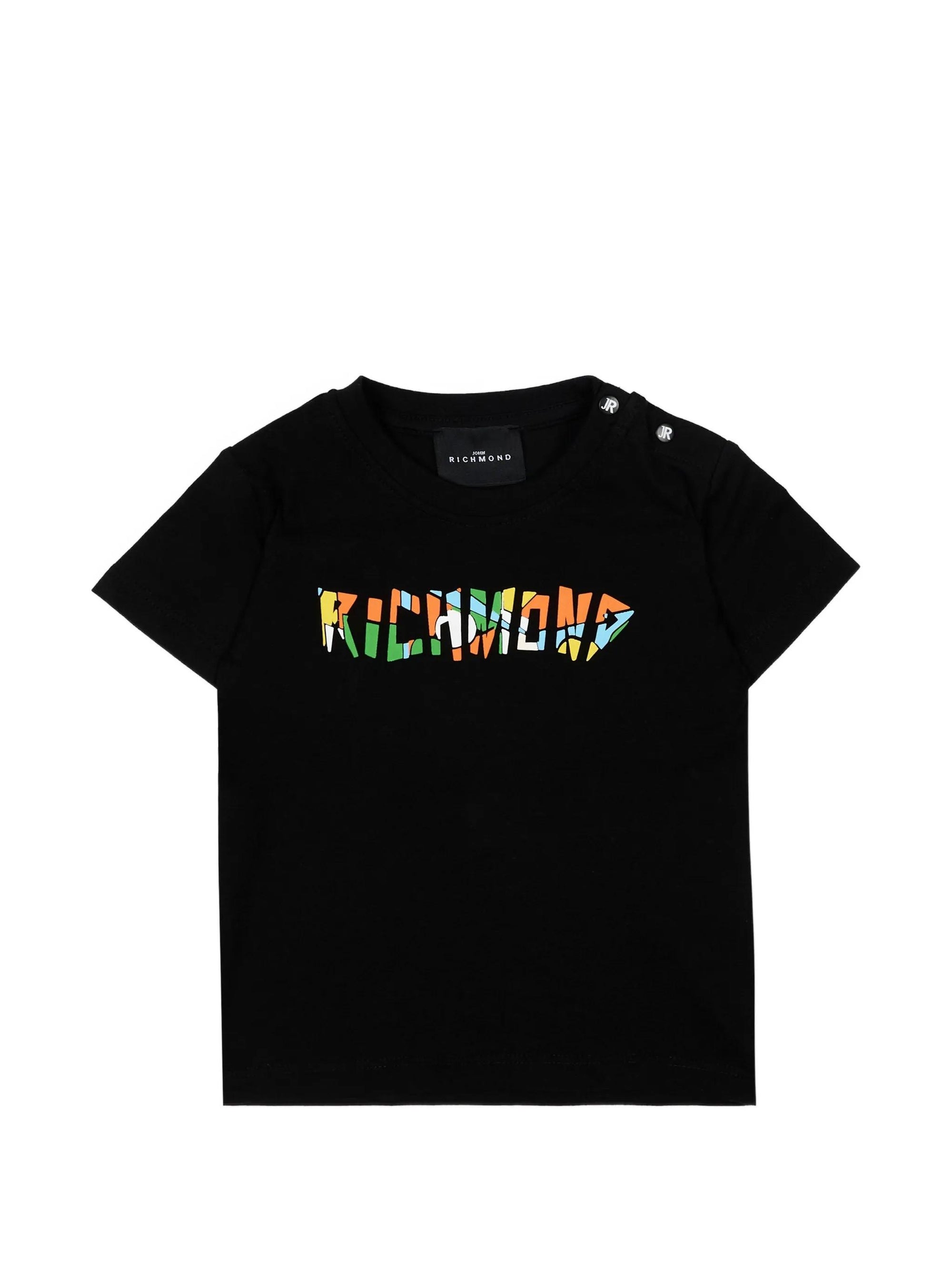 T-shirt neonato con logo RIP26108TS BLACK RICHMOND 