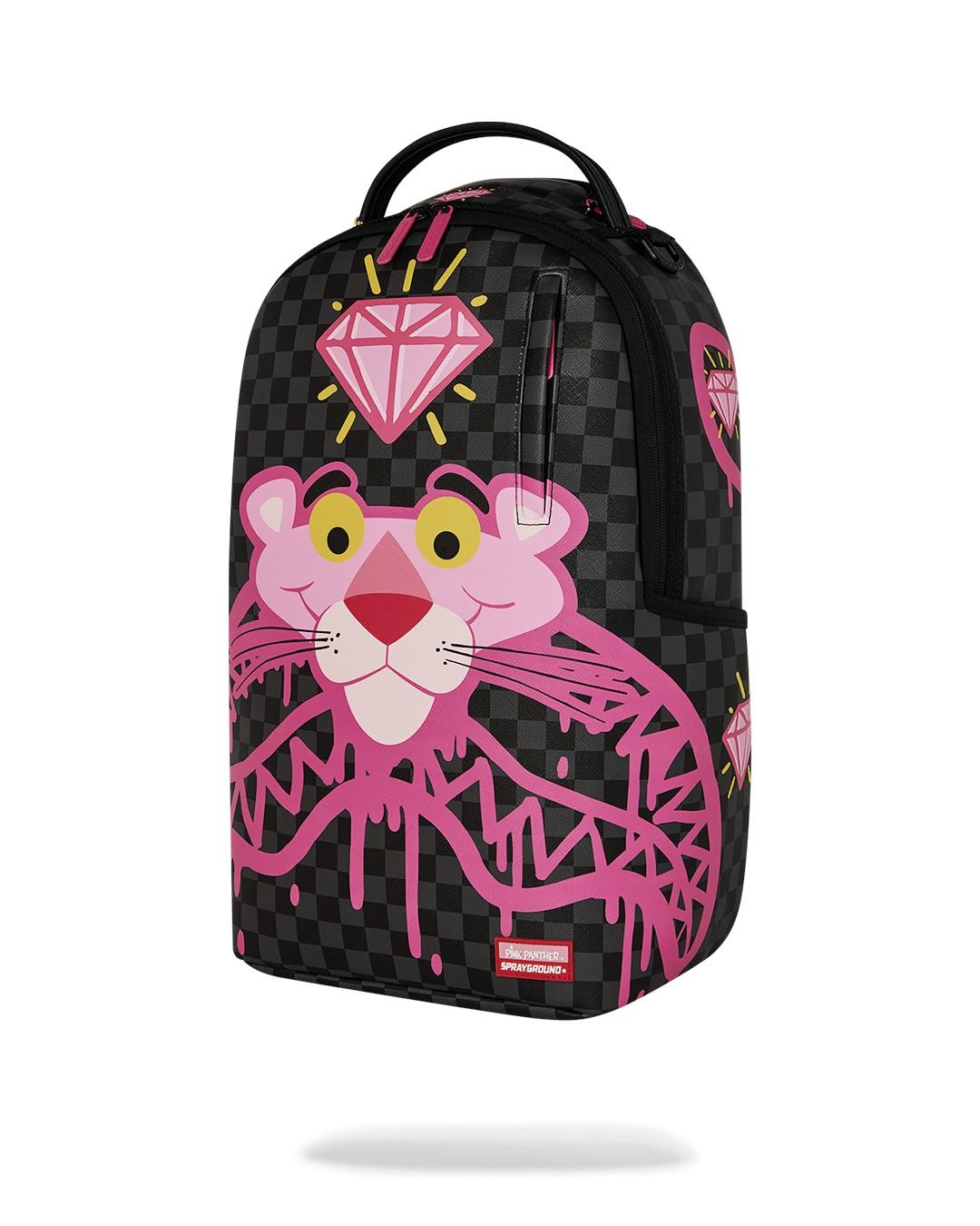 Pink panther drippy diamonds backpack 910B8790 NSZ SPRAYGROUND 