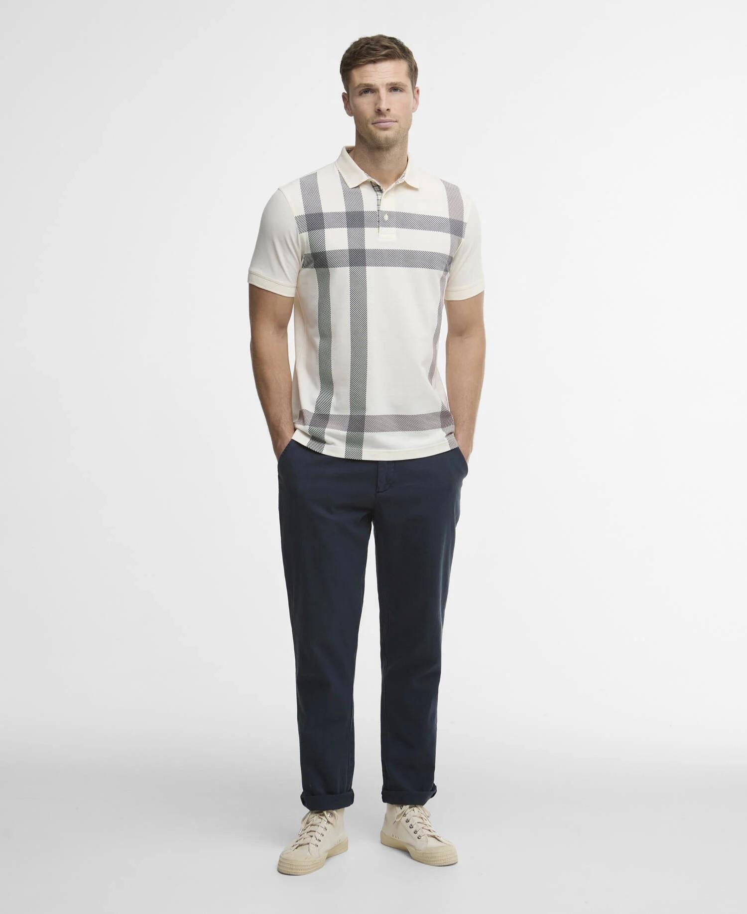 Polo Blaine Oversized Tartan MML1117 WH32 BARBOUR 
