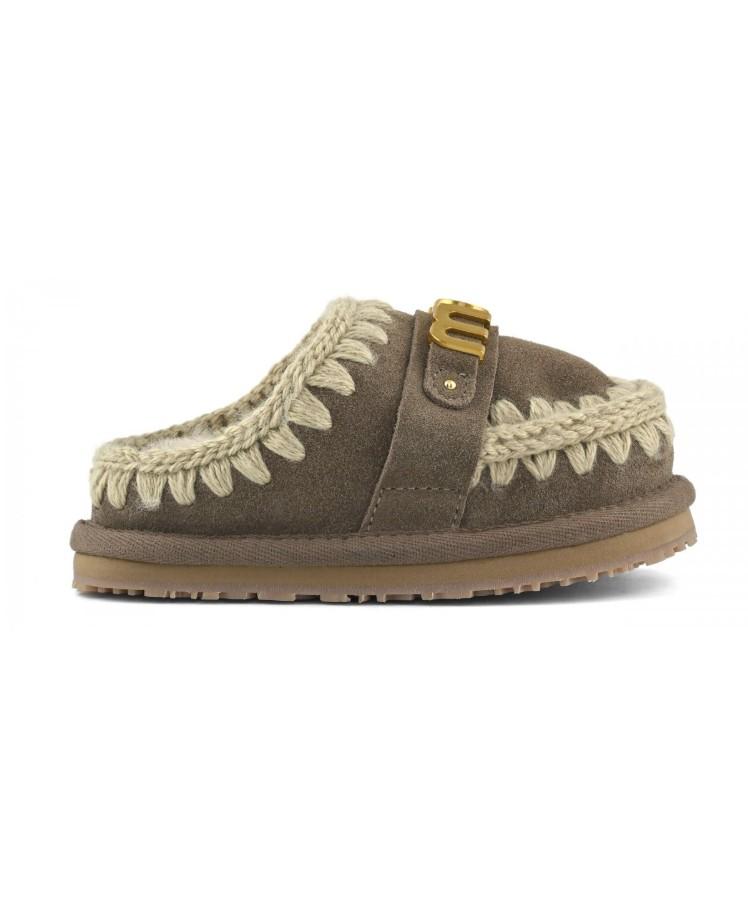 Kids slipper suede MUFK161000A ELGRY MOU 