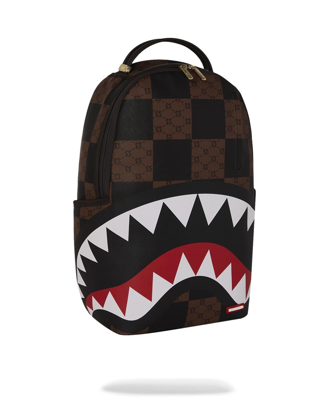 Enlarged check Paris dlxsv backpack 910B6263 NSZ SPRAYGROUND 
