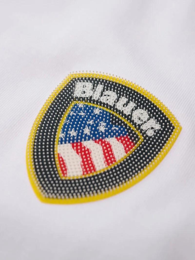 T-shirt Faxon 26SBLUH02284 100 BLAUER 