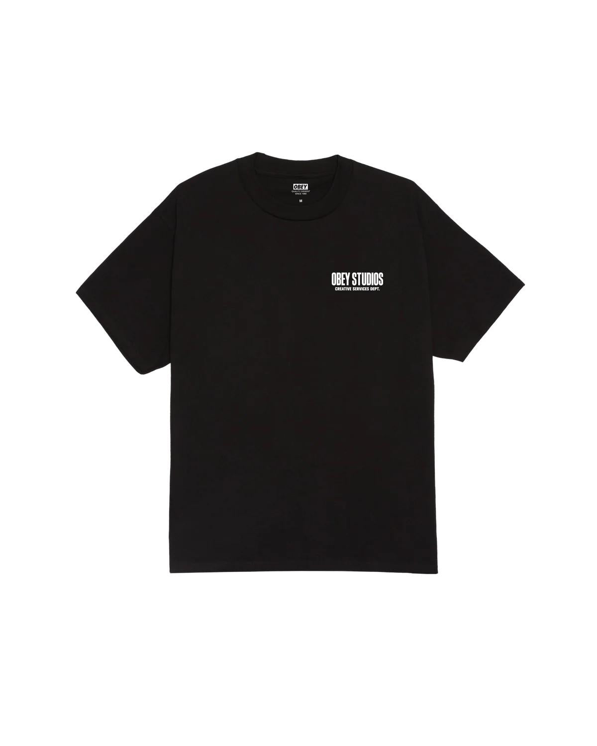Creative services dept. classic t-shirt 165264301 BLK OBEY 