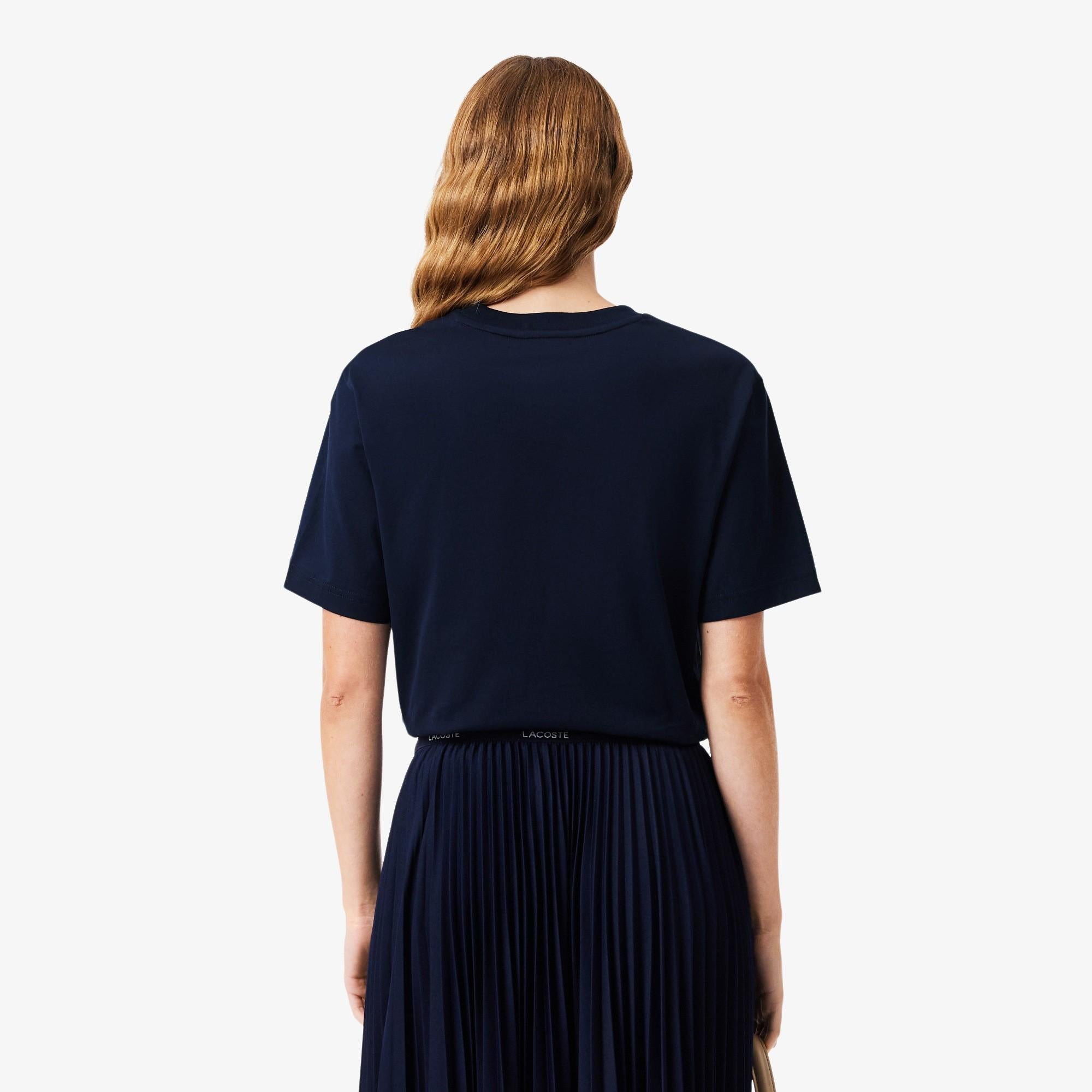 T-shirt in morbido cotone relaxed fit TF7215 166 LACOSTE 