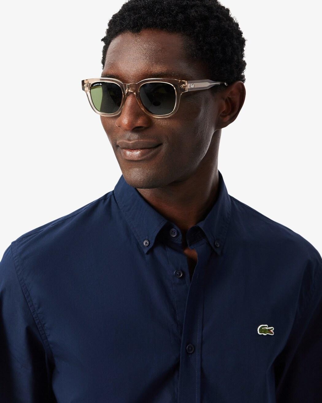 Camicia regular fit in popeline elasticizzato CH2316 166 LACOSTE 