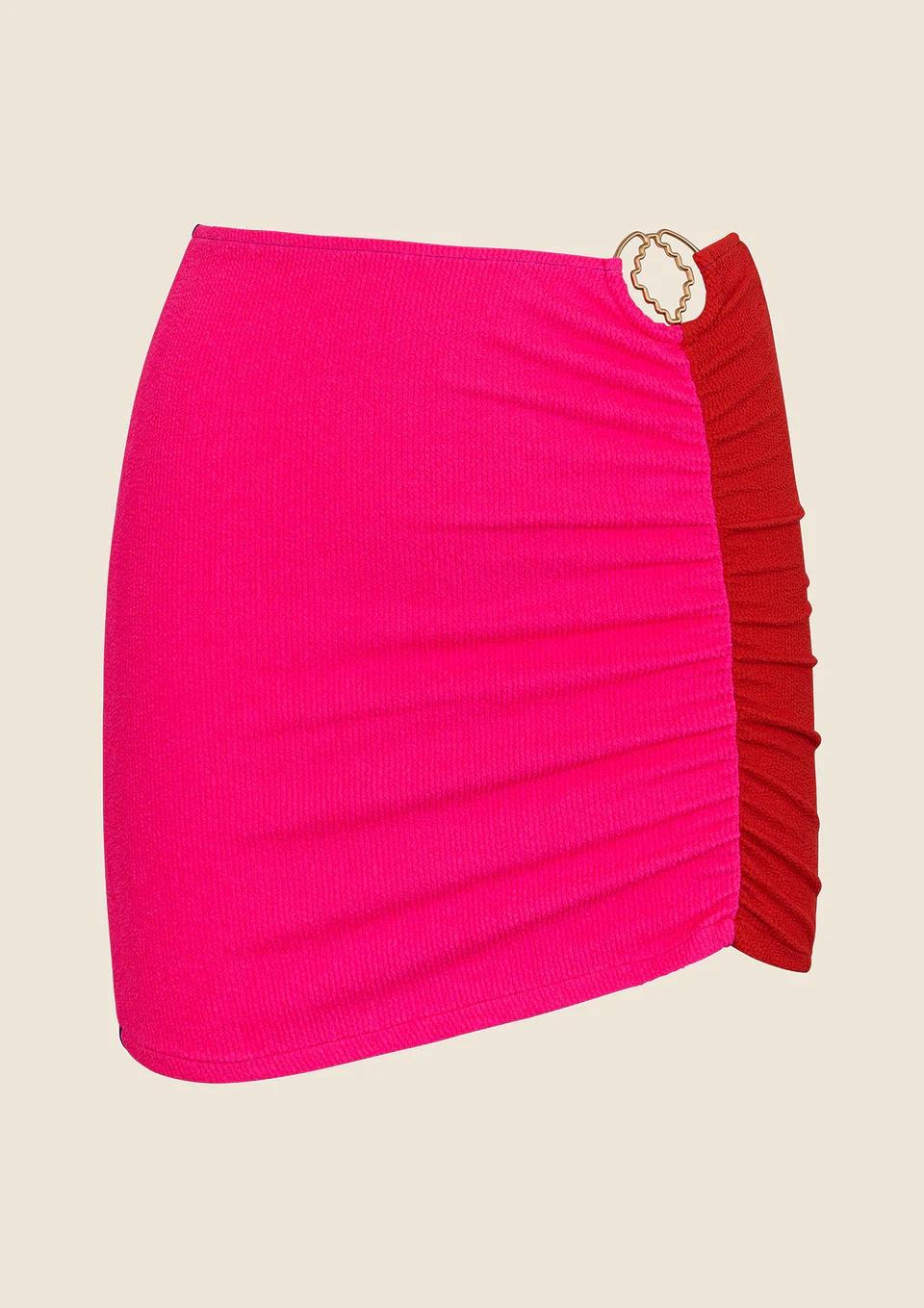 Gonna Corta Donna Color Block MF250507 PR ME FUI 